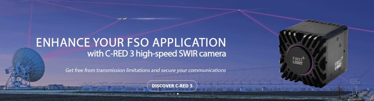 Enhance your FSO Application with C-RED 3 high-speed SWIR camera